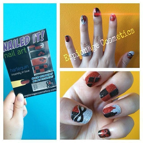 Harlequin-Nail Wraps-Espionage Cosmetics