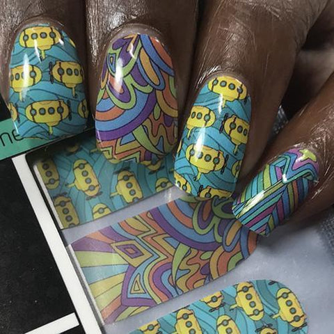 Land of Submarines-Nail Wraps-Espionage Cosmetics