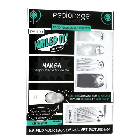 Manga-Nail Wraps-Espionage Cosmetics