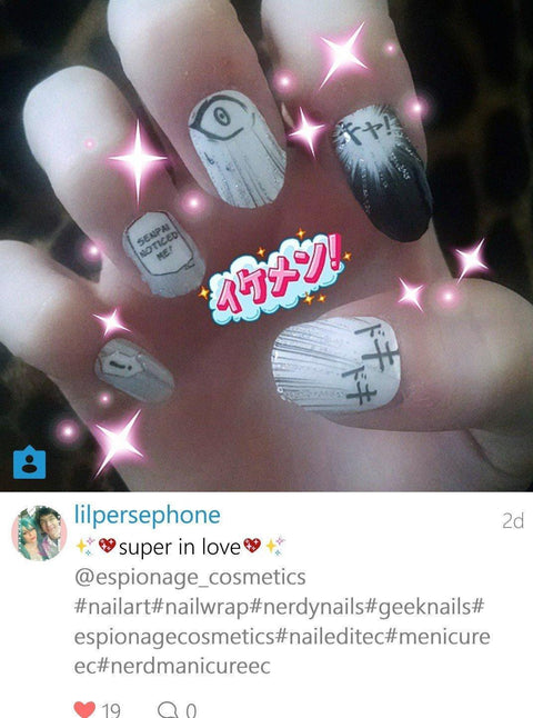 Manga-Nail Wraps-Espionage Cosmetics