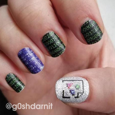 Computing ✦ Nail Wrap ✦ 14-tip Set