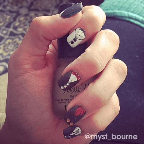 Dignified Duds ✦ Nail Wrap ✦ 14-tip Set
