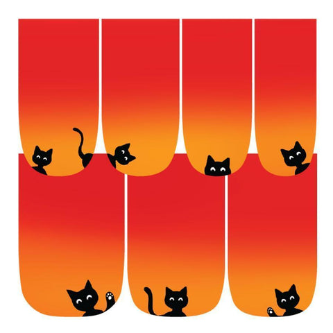Peek-a-boo Cats-Nail Wraps-Espionage Cosmetics
