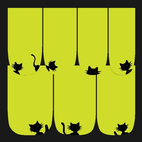 Peek-a-boo Cats-Nail Wraps-Espionage Cosmetics