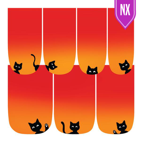 Peek-a-boo Cats-Nail Wraps-Espionage Cosmetics