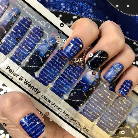 🔖 🔖 Peter & Wendy ✦ Nail Wrap ✦ 22-tip Set