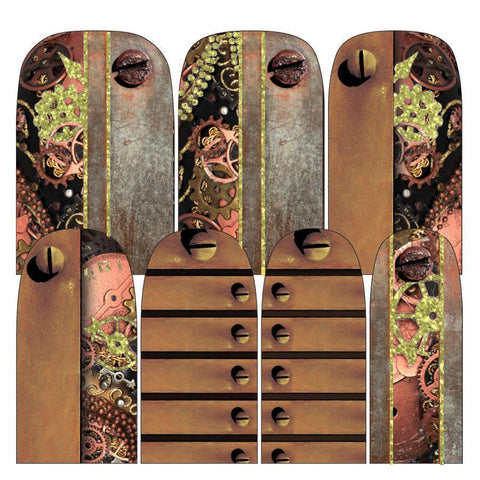 Steampunk 2.0-Nail Wraps-Espionage Cosmetics