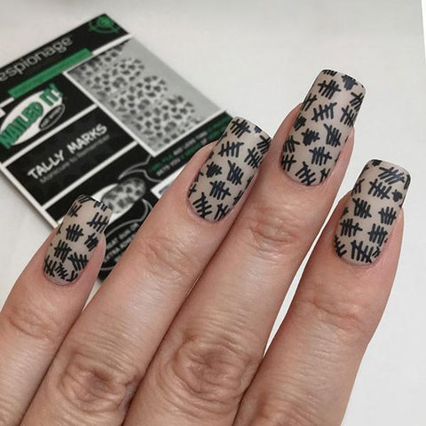 Tally Marks-Nail Wraps-Espionage Cosmetics