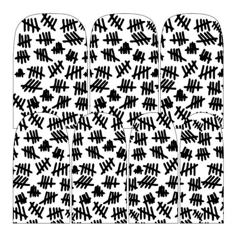 Tally Marks-Nail Wraps-Espionage Cosmetics