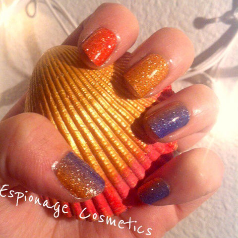 Glitter Gradient: League of Justice ✦ Nail Wrap ✦ 14-tip Set