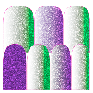 Glitter Gradient: Smashing โฆ Nail Wrap โฆ 14-tip Set