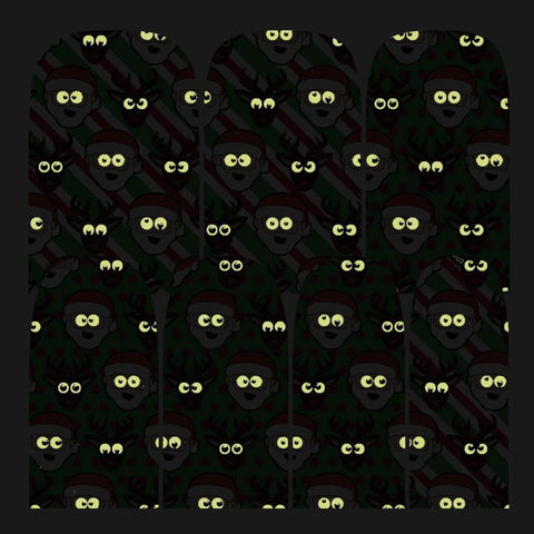 VandalEyes Christmas ✦ Licensed Nail Wrap ✦ 14-tip Set - Espionage Cosmetics