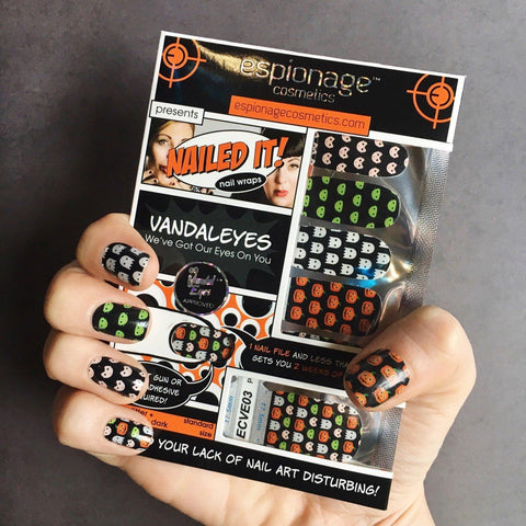 VandalEyes Halloween ✦ Licensed Nail Wrap ✦ 14-tip Set - Espionage Cosmetics