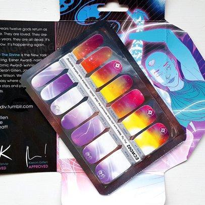Wicked + Divine: Baal & Inanna-Nail Wraps-Espionage Cosmetics