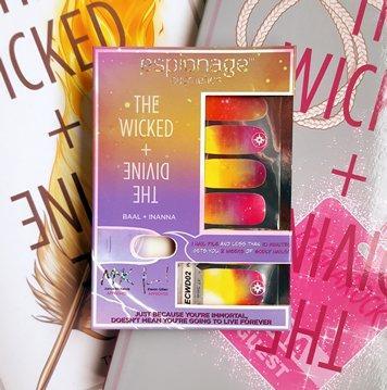 Wicked + Divine: Baal & Inanna-Nail Wraps-Espionage Cosmetics