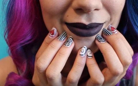 AMANDAJEANN: How to apply nail wraps as a gel manicure! - Espionage Cosmetics