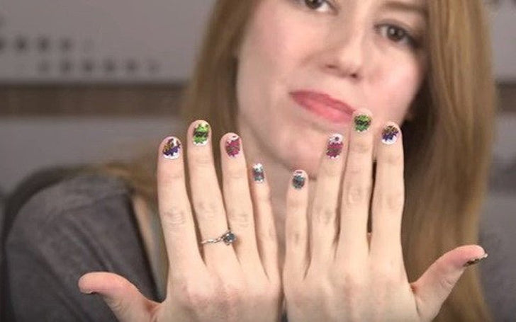 Level Up by Loot Crate: Espionage Nail Wrap Tutorial w/ Marisha Ray - Espionage Cosmetics