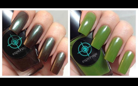 Nerd Makeup Ambassador uses our shadows to create nail polish! - Espionage Cosmetics