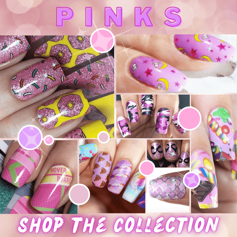 💗 PINKS 💗 Nail Wrap COLOR Collection - Espionage Cosmetics