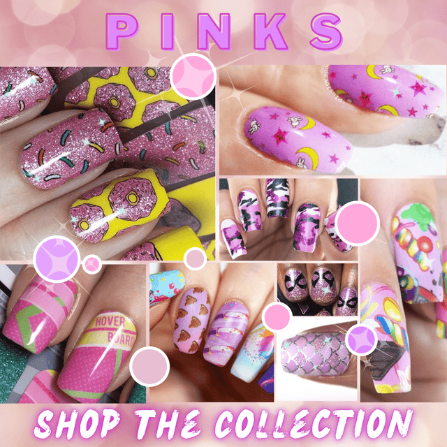 💗 PINKS 💗</BR> Nail Wrap COLOR Collection - Espionage Cosmetics