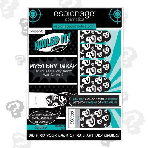 14 - tip Mystery Wrap ✦ MYSTERY Nail Wrap ✦ 14 - tip Set - Espionage CosmeticsEspionage Cosmetics14 - tip Mystery Wrap ✦ MYSTERY Nail Wrap ✦ 14 - tip Set