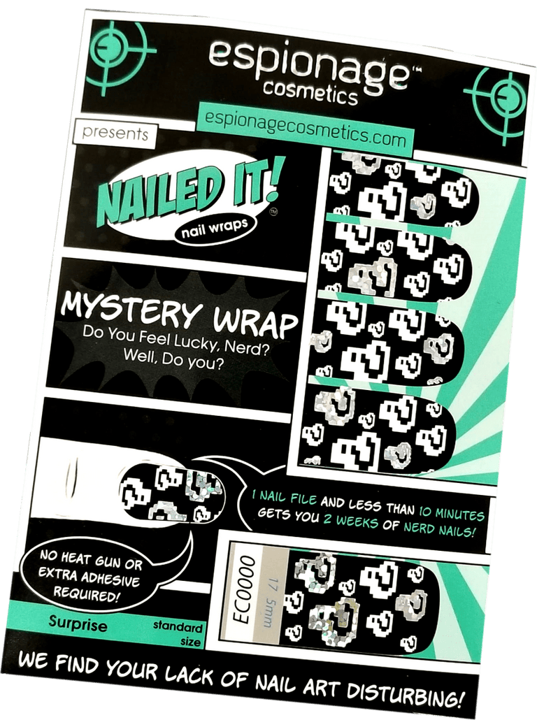 14 - tip Mystery Wrap ✦ MYSTERY Nail Wrap ✦ 14 - tip Set - Espionage CosmeticsEspionage Cosmetics14 - tip Mystery Wrap ✦ MYSTERY Nail Wrap ✦ 14 - tip Set