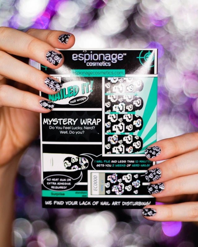 14 - tip Mystery Wrap ✦ MYSTERY Nail Wrap ✦ 14 - tip Set - Espionage CosmeticsEspionage Cosmetics14 - tip Mystery Wrap ✦ MYSTERY Nail Wrap ✦ 14 - tip Set