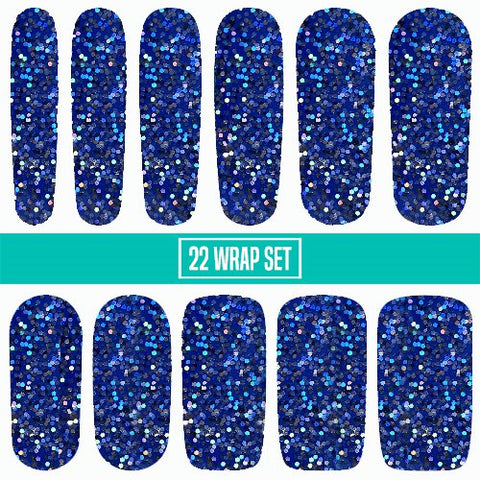 Glitter Bomb ✦ Nail Wrap Bundle ✦ 22-tip Sets - Espionage Cosmetics