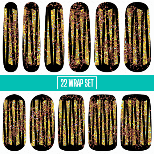 Glitter Jedi Holiday ✦ Nail Wrap Bundle ✦ 22-tip Sets
