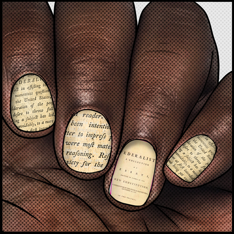 Federalist Papers ✦ Nail Wrap ✦ 14-tip Set