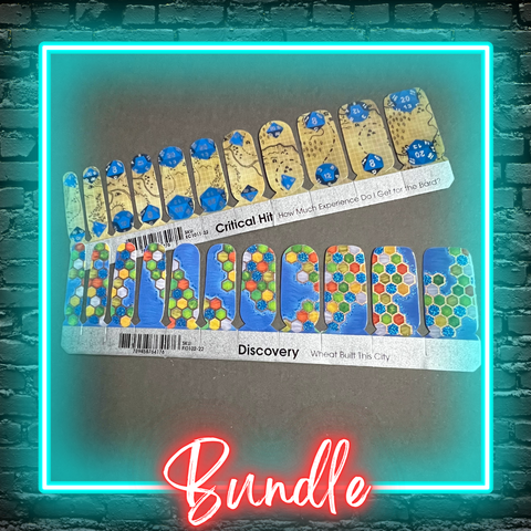 🆕 ROLL OF THE DICE  ✦ Nail Wrap Bundle ✦ 22-tip Sets