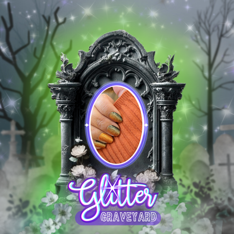 Glitter Gradient: I Am The Night ✦ Nail Wrap ✦ 14-tip Set