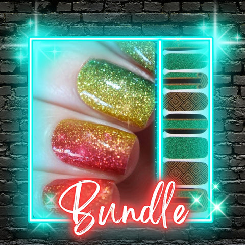 🆕 COMIC TIMING ✦ Nail Wrap Bundle ✦ 22-tip Sets