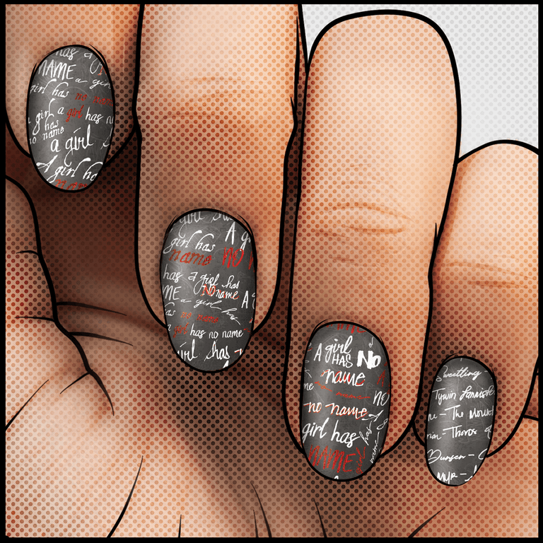 A Girl Has No Name ✦ Nail Wrap ✦ 22 - tip Set - Espionage CosmeticsEspionage CosmeticsA Girl Has No Name ✦ Nail Wrap ✦ 22 - tip Set