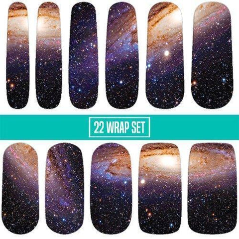 Andromeda ✦ Nail Wrap ✦ 22 - tip Set - Espionage CosmeticsEspionage CosmeticsAndromeda ✦ Nail Wrap ✦ 22 - tip Set