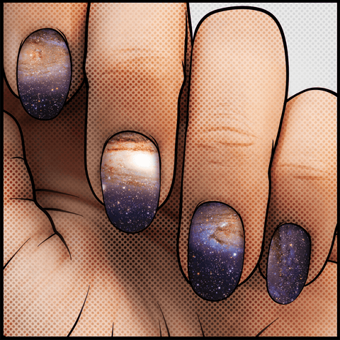 Andromeda ✦ Nail Wrap ✦ 22 - tip Set - Espionage CosmeticsEspionage CosmeticsAndromeda ✦ Nail Wrap ✦ 22 - tip Set