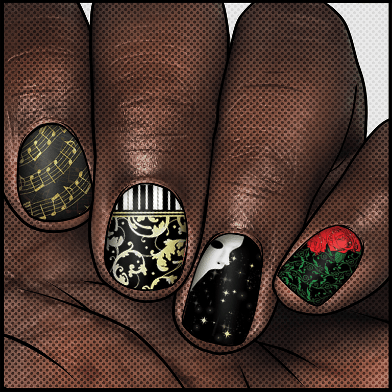 Angel of Music ✦ Nail Wrap ✦ 22 - tip Set - Espionage CosmeticsEspionage CosmeticsAngel of Music ✦ Nail Wrap ✦ 22 - tip Set