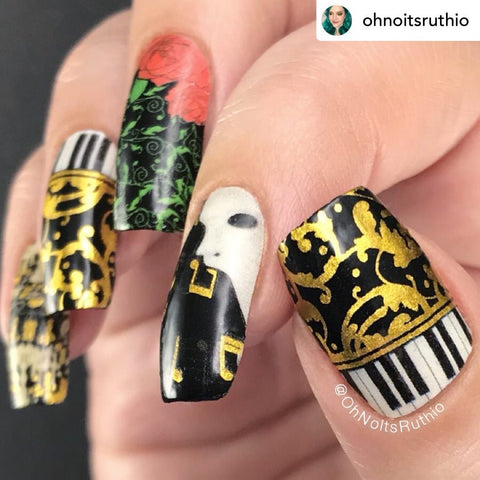 Angel of Music ✦ Nail Wrap ✦ 22 - tip Set - Espionage CosmeticsEspionage CosmeticsAngel of Music ✦ Nail Wrap ✦ 22 - tip Set