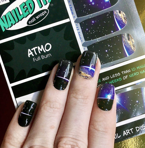 Atmo ✦ Nail Wrap ✦ 22 - tip Set - Espionage CosmeticsEspionage CosmeticsAtmo ✦ Nail Wrap ✦ 22 - tip Set