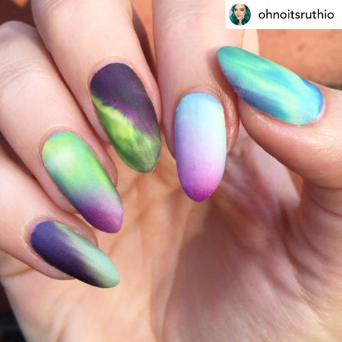 Aurora Borealis ✦ Nail Wrap ✦ 22 - tip Set - Espionage CosmeticsEspionage CosmeticsAurora Borealis ✦ Nail Wrap ✦ 22 - tip Set