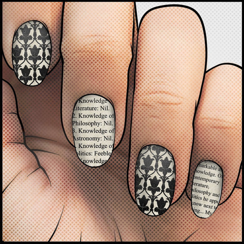 Baker Street ✦ Nail Wrap ✦ 22 - tip Set - Espionage CosmeticsEspionage CosmeticsBaker Street ✦ Nail Wrap ✦ 22 - tip Set