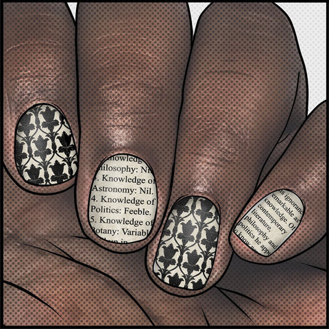 Baker Street ✦ Nail Wrap ✦ 22 - tip Set - Espionage CosmeticsEspionage CosmeticsBaker Street ✦ Nail Wrap ✦ 22 - tip Set