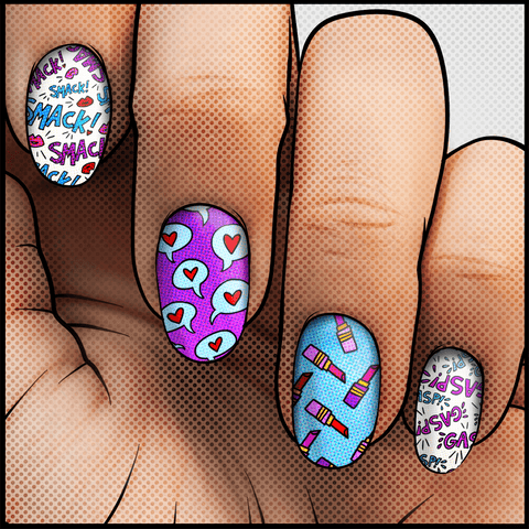 Best Friends Forever ✦ FA Nail Wrap ✦ 22 - tip Set - Espionage CosmeticsEspionage CosmeticsBest Friends Forever ✦ FA Nail Wrap ✦ 22 - tip Set