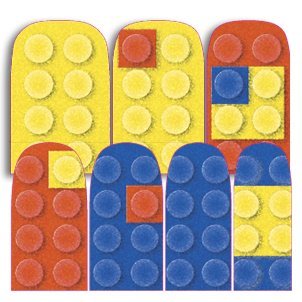 Building Blocks ✦ Nail Wrap ✦ 14 - tip Set - Espionage CosmeticsEspionage CosmeticsBuilding Blocks ✦ Nail Wrap ✦ 14 - tip Set