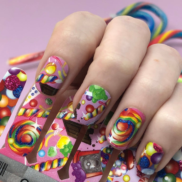 Candy Chaos ✦ FA Nail Wrap ✦ 22 - tip Set - Espionage CosmeticsEspionage CosmeticsCandy Chaos ✦ FA Nail Wrap ✦ 22 - tip Set