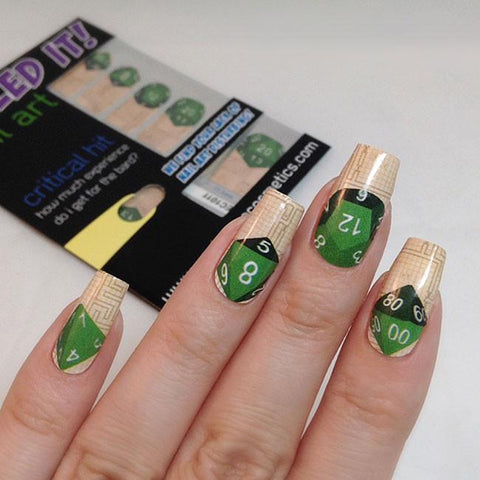 Critical Hit ✦ Nail Wrap ✦ 14 - tip Set - Espionage CosmeticsEspionage CosmeticsCritical Hit ✦ Nail Wrap ✦ 14 - tip Set