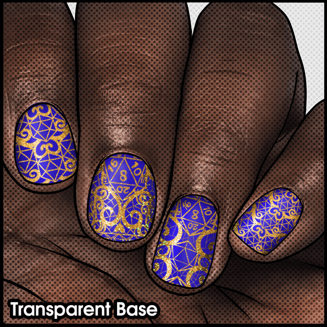 D20 Lace GOLD ✦ Nail Wrap ✦ 22 - tip Set - Espionage CosmeticsEspionage CosmeticsD20 Lace GOLD ✦ Nail Wrap ✦ 22 - tip Set