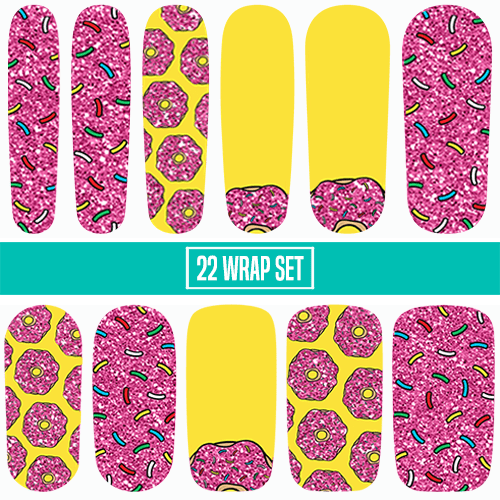 D'oh!Nuts ✦ Nail Wrap ✦ 22 - tip Set - Espionage CosmeticsEspionage CosmeticsD'oh!Nuts ✦ Nail Wrap ✦ 22 - tip Set