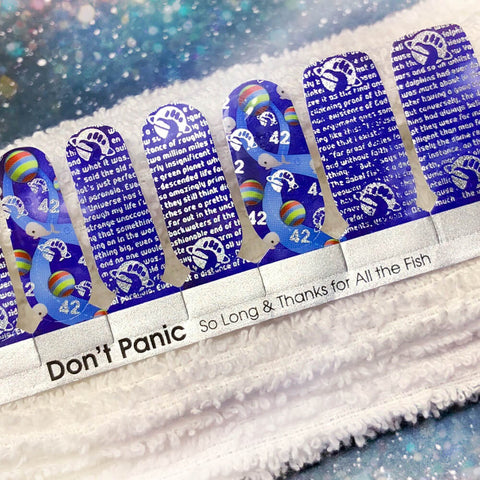 Don't Panic ✦ Nail Wrap ✦ 22 - tip Set - Espionage CosmeticsEspionage CosmeticsDon't Panic ✦ Nail Wrap ✦ 22 - tip Set