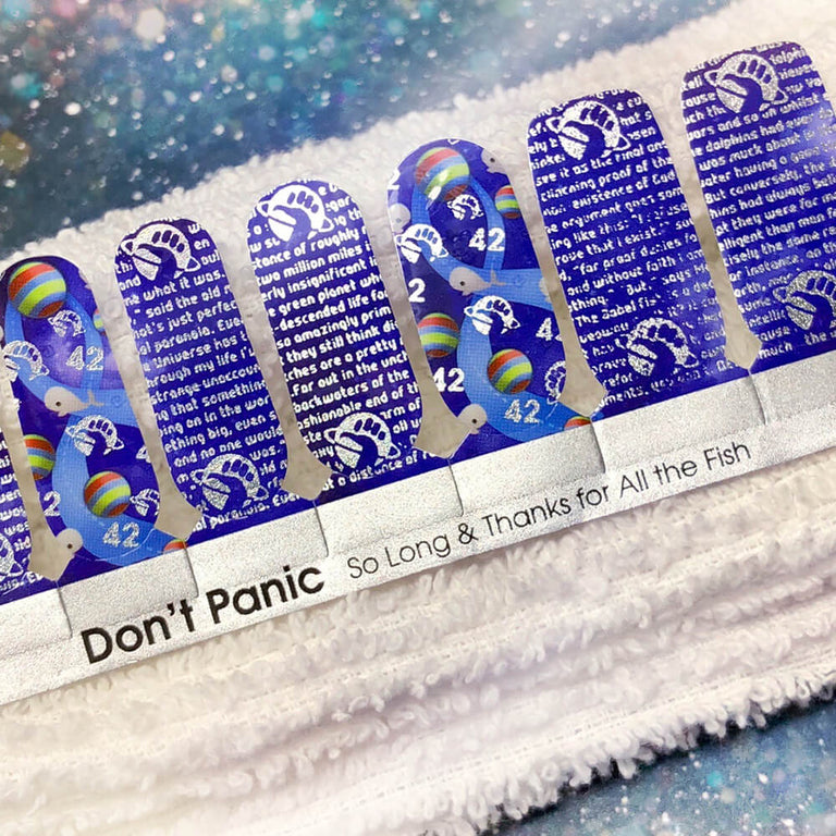 Don't Panic ✦ Nail Wrap ✦ 22 - tip Set - Espionage CosmeticsEspionage CosmeticsDon't Panic ✦ Nail Wrap ✦ 22 - tip Set